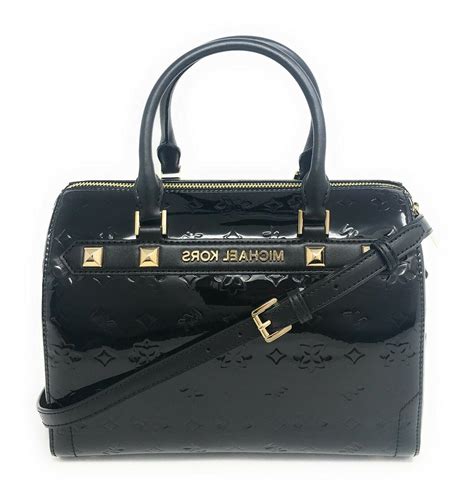 michael kors kara duffle satchel|MICHAEL KORS KARA DUFFLE SATCHEL BAG BLACK.